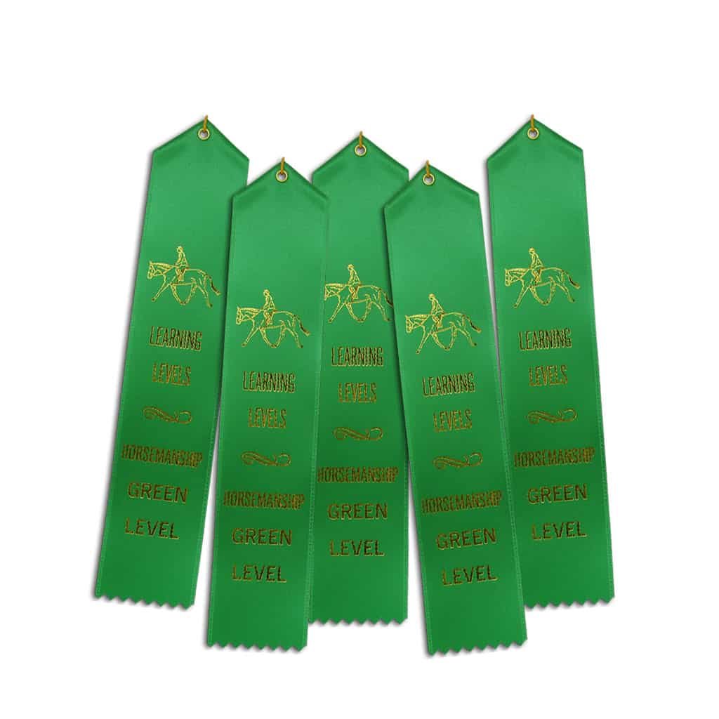 5 ribbons for Green HM
