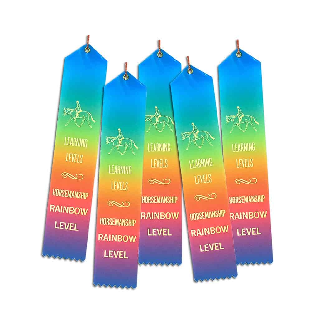 5 ribbons for Rainbow Level