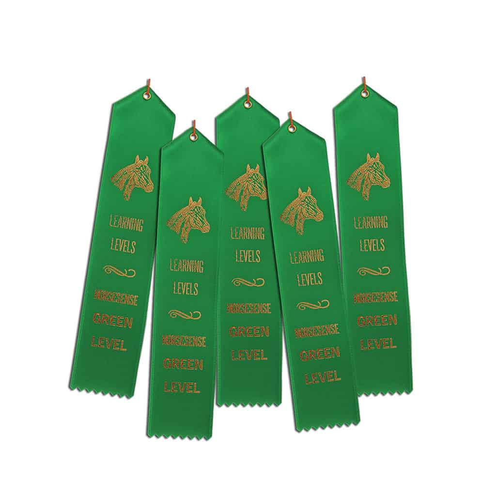 5 ribbons for green HS