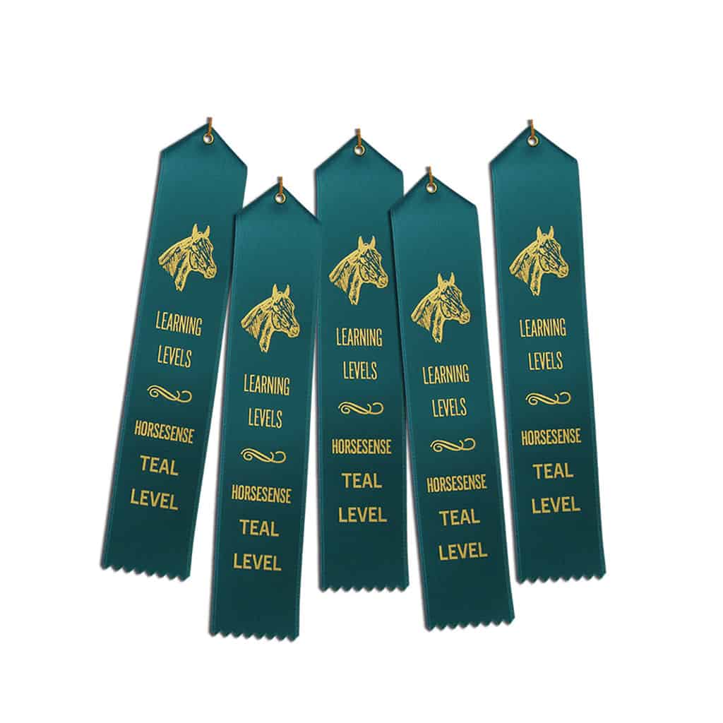 5 ribbons for Teal HS