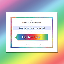 Simple Levels Certificates Rainbow Llpro