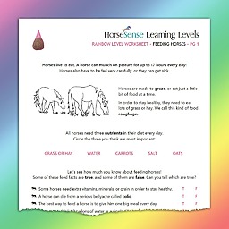 worksheet-rainbow-feeding-horses